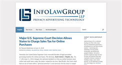 Desktop Screenshot of infolawgroup.com